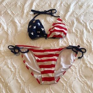Old Navy American Flag Bikini